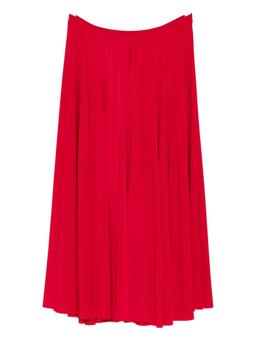 Norma Kamali Pleated Midi Skirt