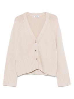 Goat Cashmere V-necked Cardigan