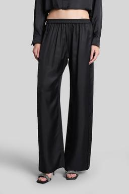 Alexander Wang Pants In Black Silk