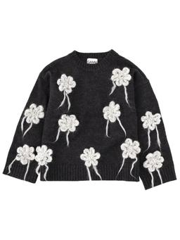 Ganni Sweater With Crochet Details