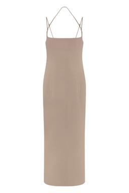 The Attico Virgin Wool Midi Dress