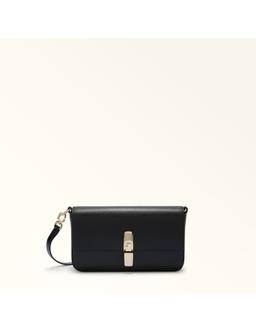 Furla Iride S Leather Bag, Black