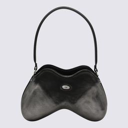 Diesel Black Denim Double D Shoulder Bag