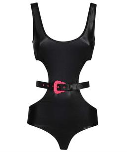 Versace Jeans Couture Bodysuit In Technical Fabric