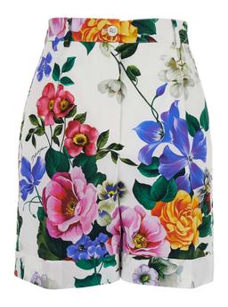 Dolce & Gabbana Mix Flowers Print Shorts