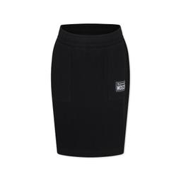 Moschino Black Skirt For Girl With Logo