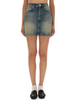 M05CH1N0 Jeans Denim Skirt