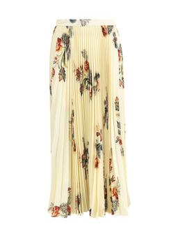 Etro Plissé Midi Skirt