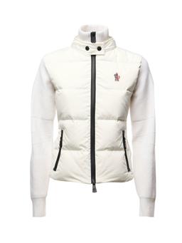 Moncler Padded Wool Cardigan With Zipper