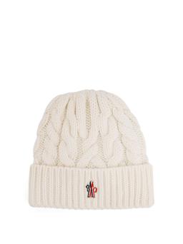Moncler Grenoble Virgin Wool Beanie Hat