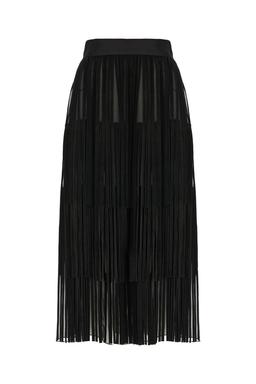 Dolce & Gabbana Black Silk Skirt