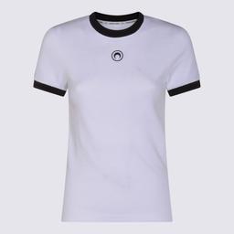 Marine Serre White Cotton T-shirt