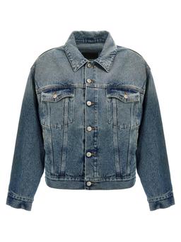 MM6 Maison Margiela Cut-out Denim Jacket