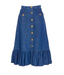 Valentino Garavani Light Denim Skirt
