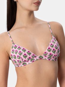 MC2 Saint Barth Woman Flower Triangle Top Swimsuit Rylie