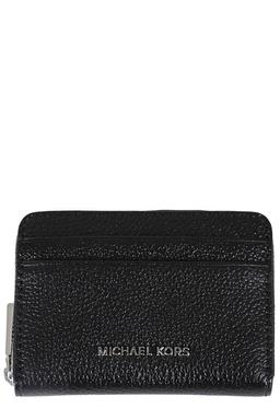 MICHAEL Michael Kors Jet Set Wallet In Black Leather