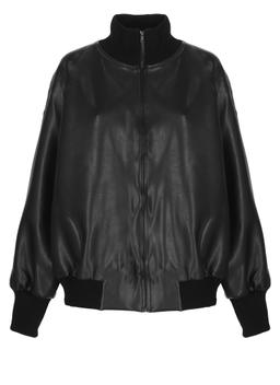 Norma Kamali Synth Leather Jacket