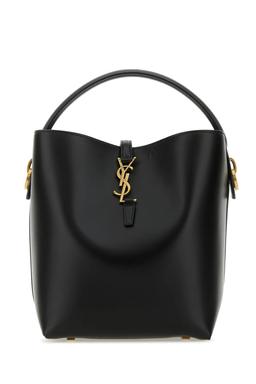 Saint Laurent Black Leather Le 37 Bucket Bag
