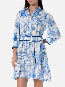 MC2 Saint Barth Woman Toile De Jouy Linen Dress Daisi