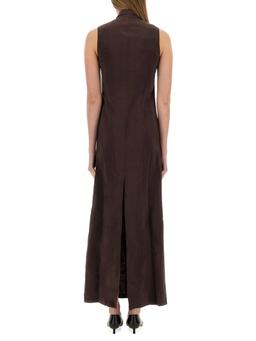 Alysi Silk Canvas Chemisier Dress