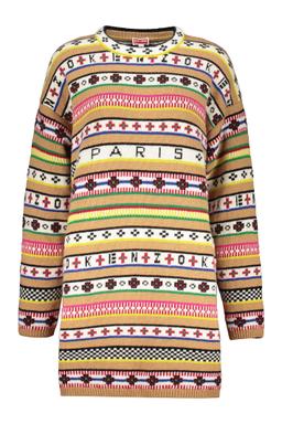 Kenzo Jacquard Knit Mini-dress