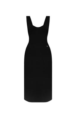 Dolce & Gabbana Dg Logo Plaque Sleeveless Knitted Dress