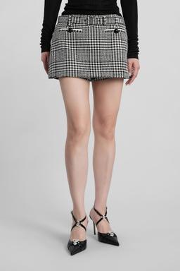 self-portrait Skirt In Black Polyester