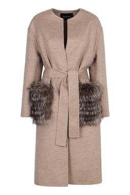 Fabiana Filippi Coat In Double Wool And Cashmere