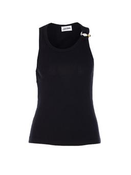 Jean Paul Gaultier The Black Piercing Tank Top