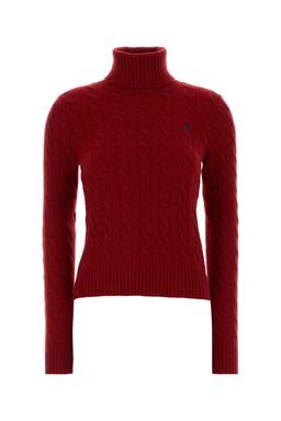 Ralph Lauren Red Wool Blend Sweater