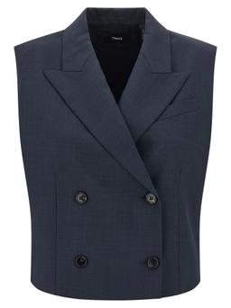 Theory Double-breasted Vest