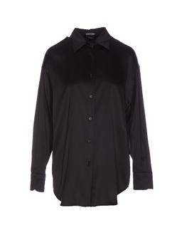 Tom Ford Stretch Silk Satin Relaxed Fit Shirt