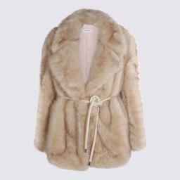 SportMax Beige Rosaria Coat