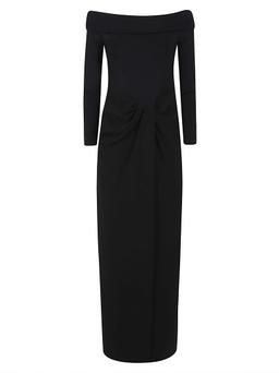 Ralph Lauren Sakaris-long Sleeve-gown
