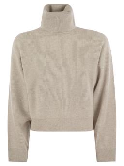 Brunello Cucinelli Ribbed Turtleneck Sweater