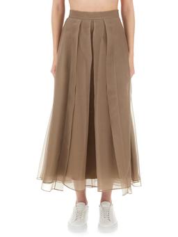 Brunello Cucinelli paneled Circle Skirt