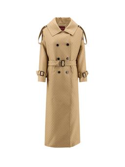 Gucci Gg Crêpe Double-breasted Coat