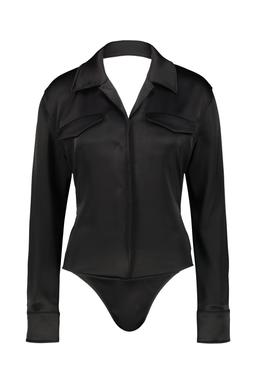 Courrèges Backless Shirt Bodysuit