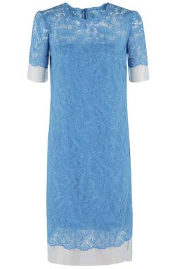 Ermanno Scervino Blue Lace Dress