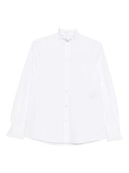 Valentino Garavani High-neck Shirt With Ruffles