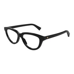 Bottega Veneta Eyewear Bv1366o-001black-black-transparent
