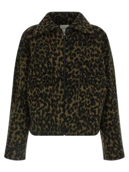 (nude) Animalier Bomber Jacket
