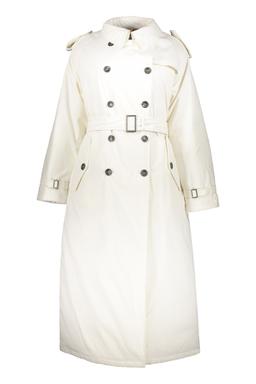 Herno Elegant Light Padded Trench Coat With Metal Buttons