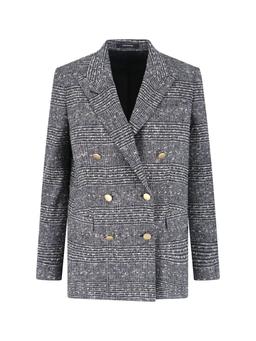 Tagliatore Double-breasted Tweed Blazer