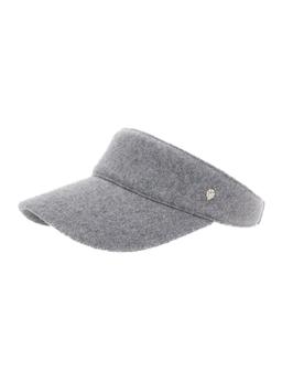 Helen Kaminski berkley Grey Visor With Logo Detail On The Front In Wool Woman