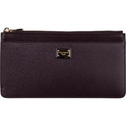 Dolce & Gabbana Logo Plaque Zipped Cardholder