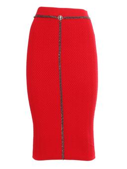 Elisabetta Franchi Chained Midi Skirt