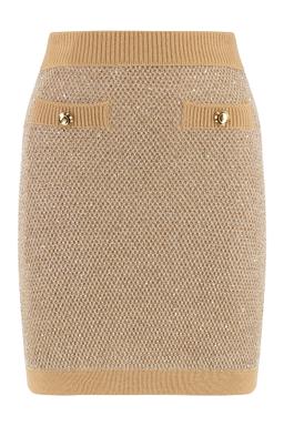 Elisabetta Franchi Gonna In Knit With Sequins