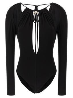 Marine Serre Jewel Pendant Bodysuit