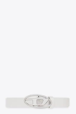 Diesel Oval D Logo B-1dr 25 Belt Leather Belt With Oval-d Buckle